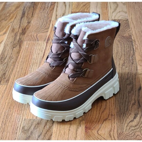 NEW Sorel TIVOLI V Waterproof Lace-Up Insulated Winter Snow Boots Womens Size 11 - Picture 5 of 16